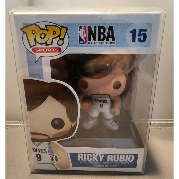 Ricky Rubio 2013 Funko Pop Vinyl #15 - Minnesota Timberwolves - NBA - NIB - Picture 1 of 6